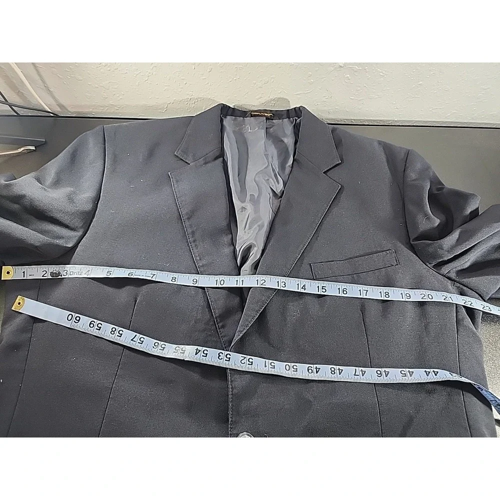 Vtg Mens Edwards Blazer 44L Sport Coat Suit‎ Jacket  Two Button